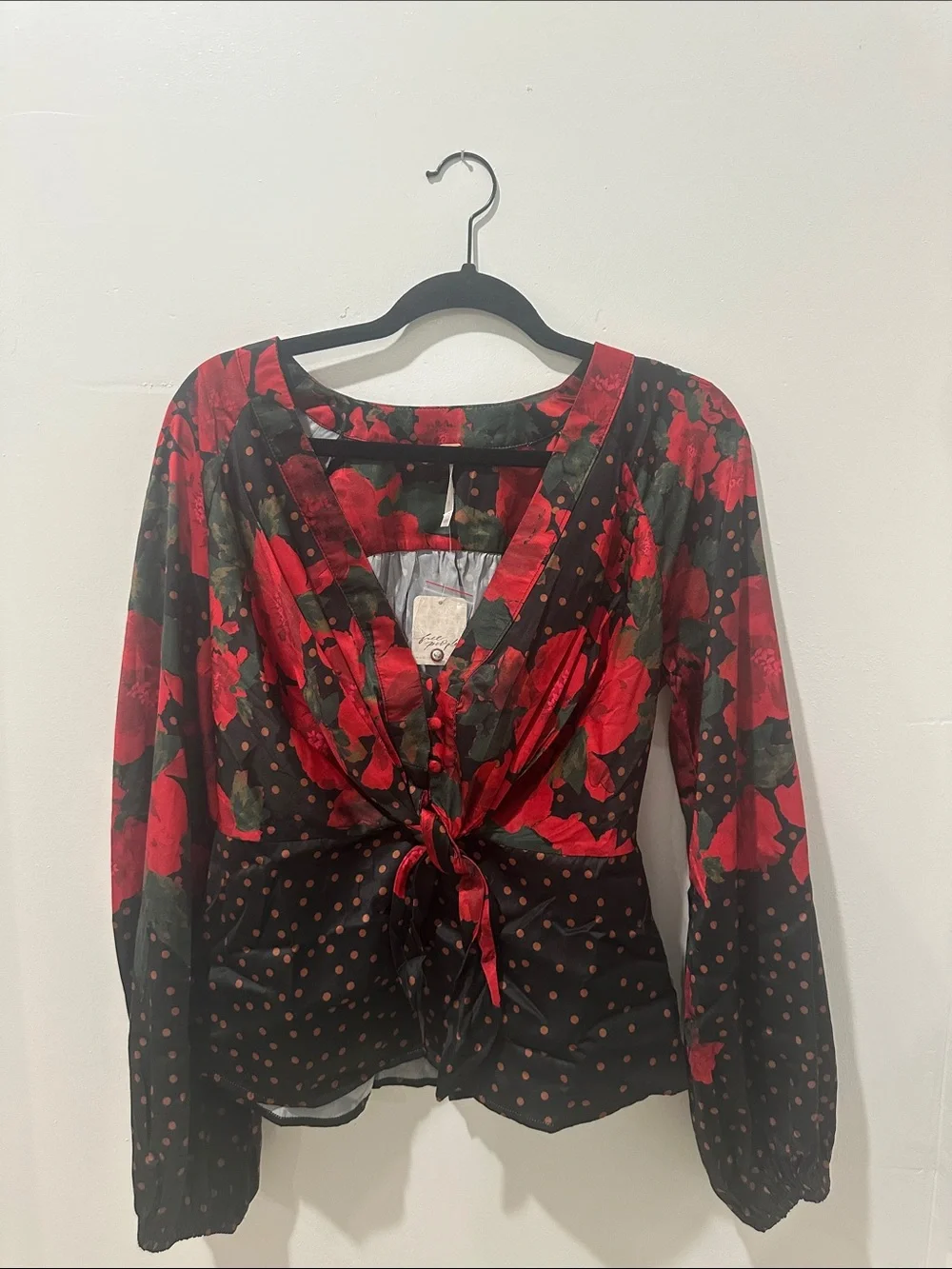NWT Free People Run Free Blouse